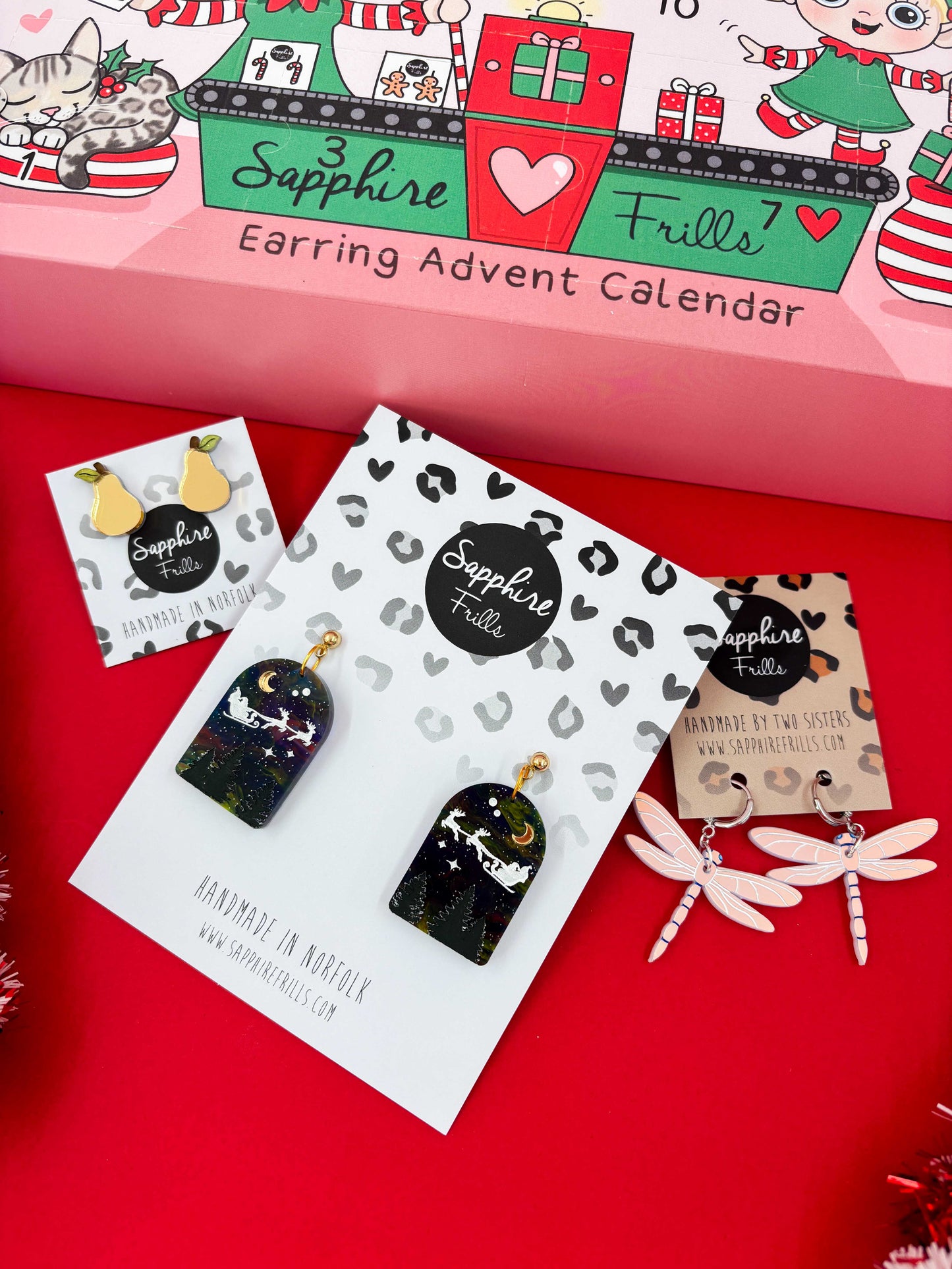 12 Day MIXED (Stud, Ball Stud, Hook & Hoop) Earring Advent Calendar