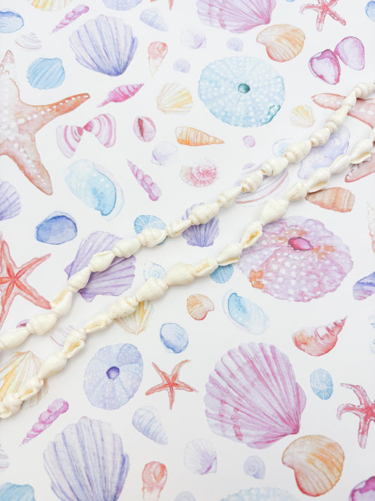 Ivory Conch Shell Glasses Chain
