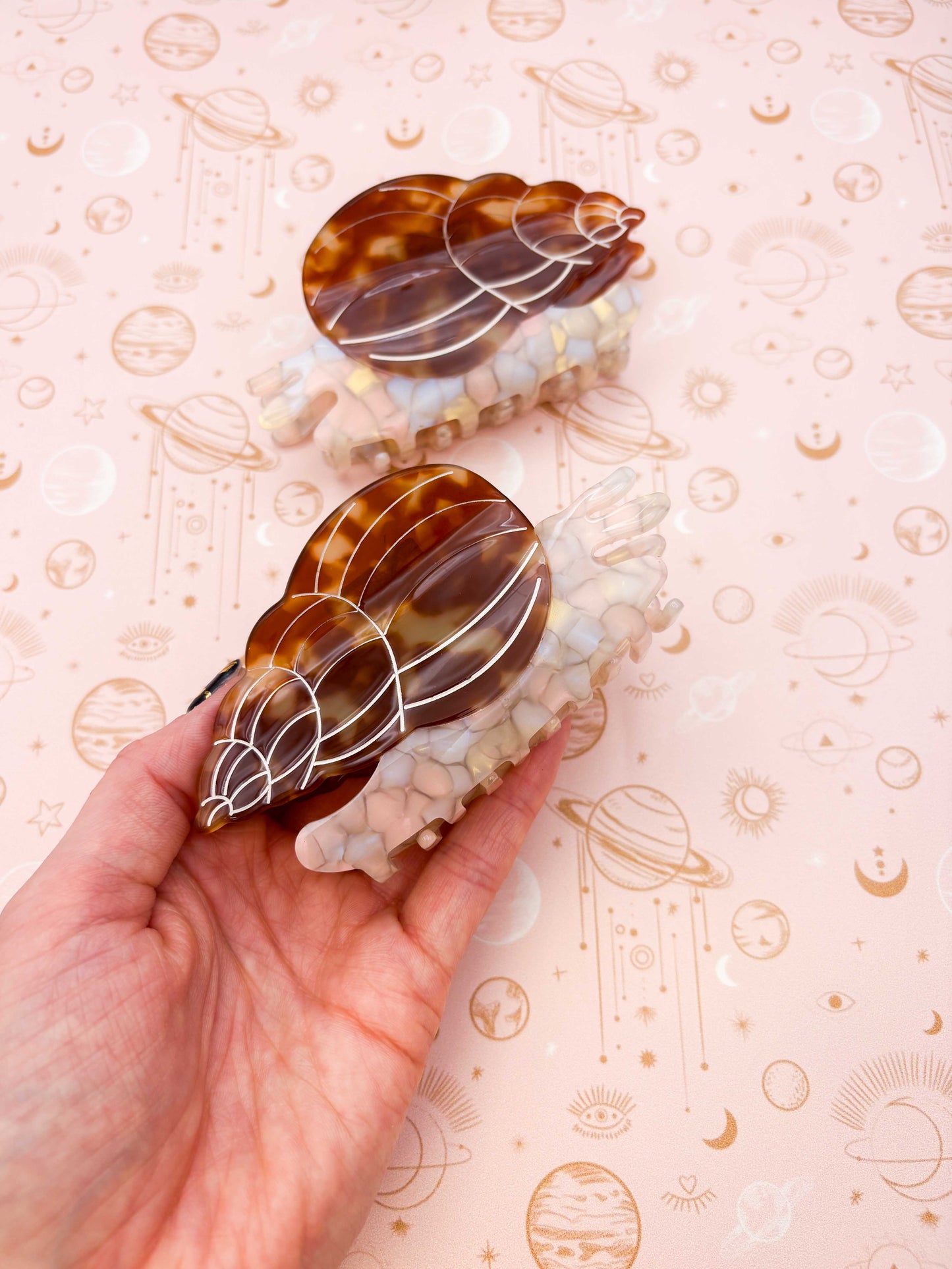 Large Snail Claw Clip