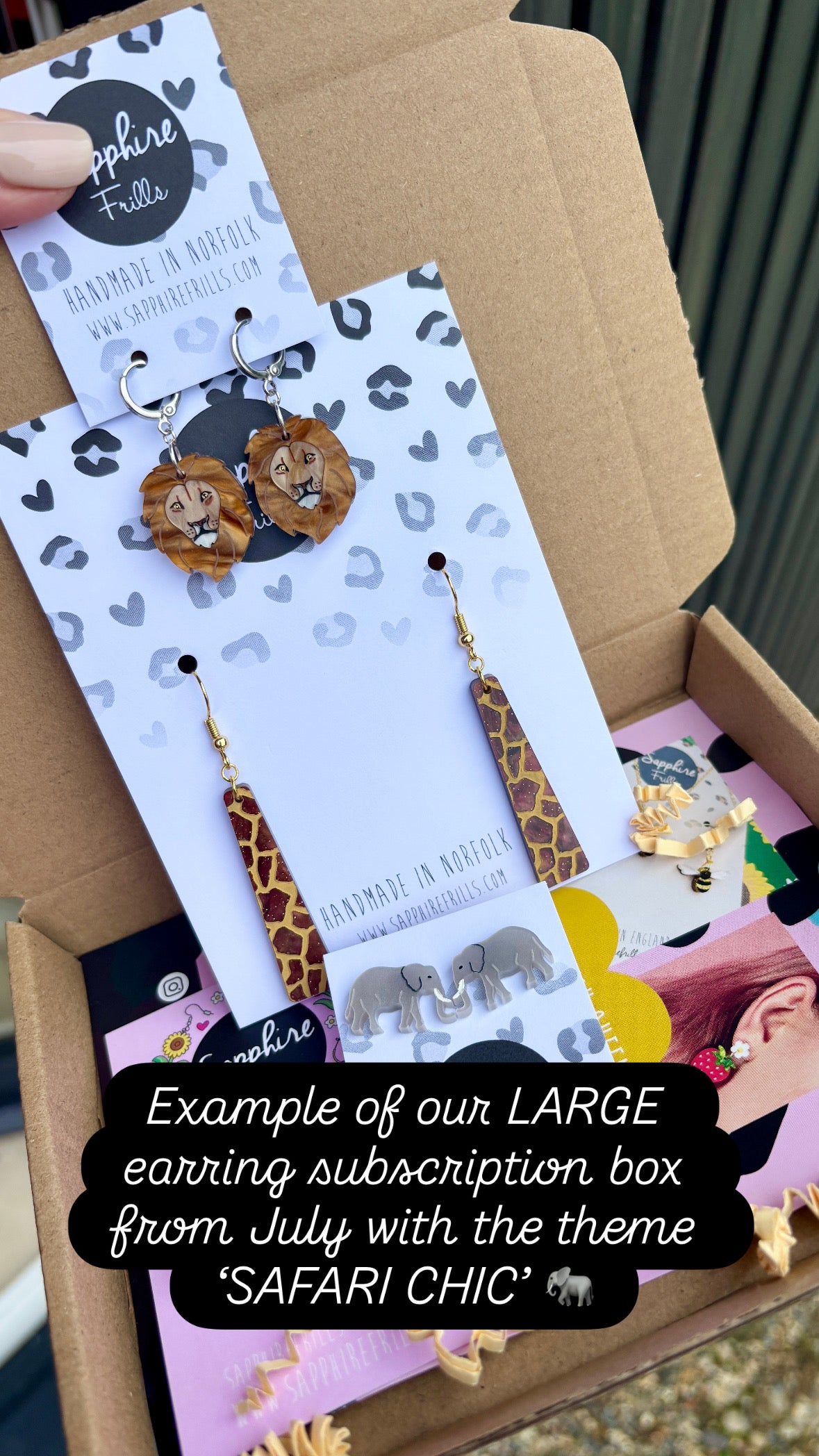 Quarterly Acrylic Earring Subscription Box – Cottagecore Picnic (July 2026)