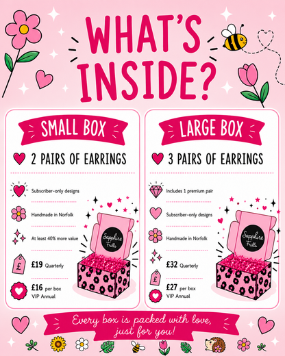 Quarterly Acrylic Earring Subscription Box – Seaside Treasures (July 2026)