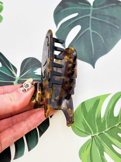 Medium Tortoise Shell Cat Claw Clip