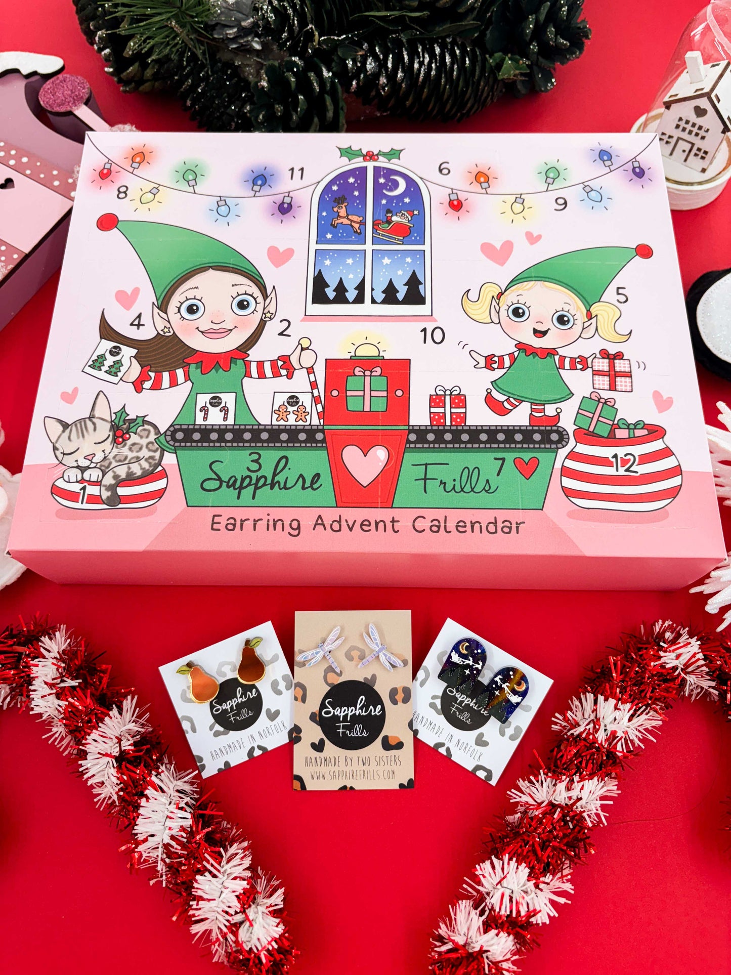 12 Day STUD Earring Advent Calendar