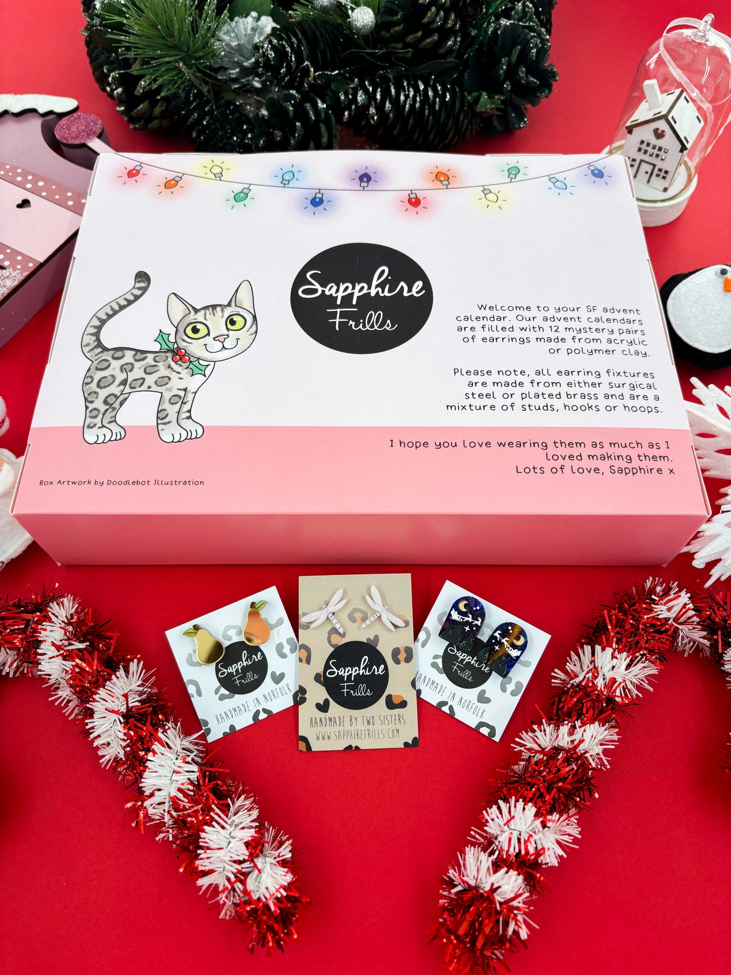 12 Day STUD Earring Advent Calendar