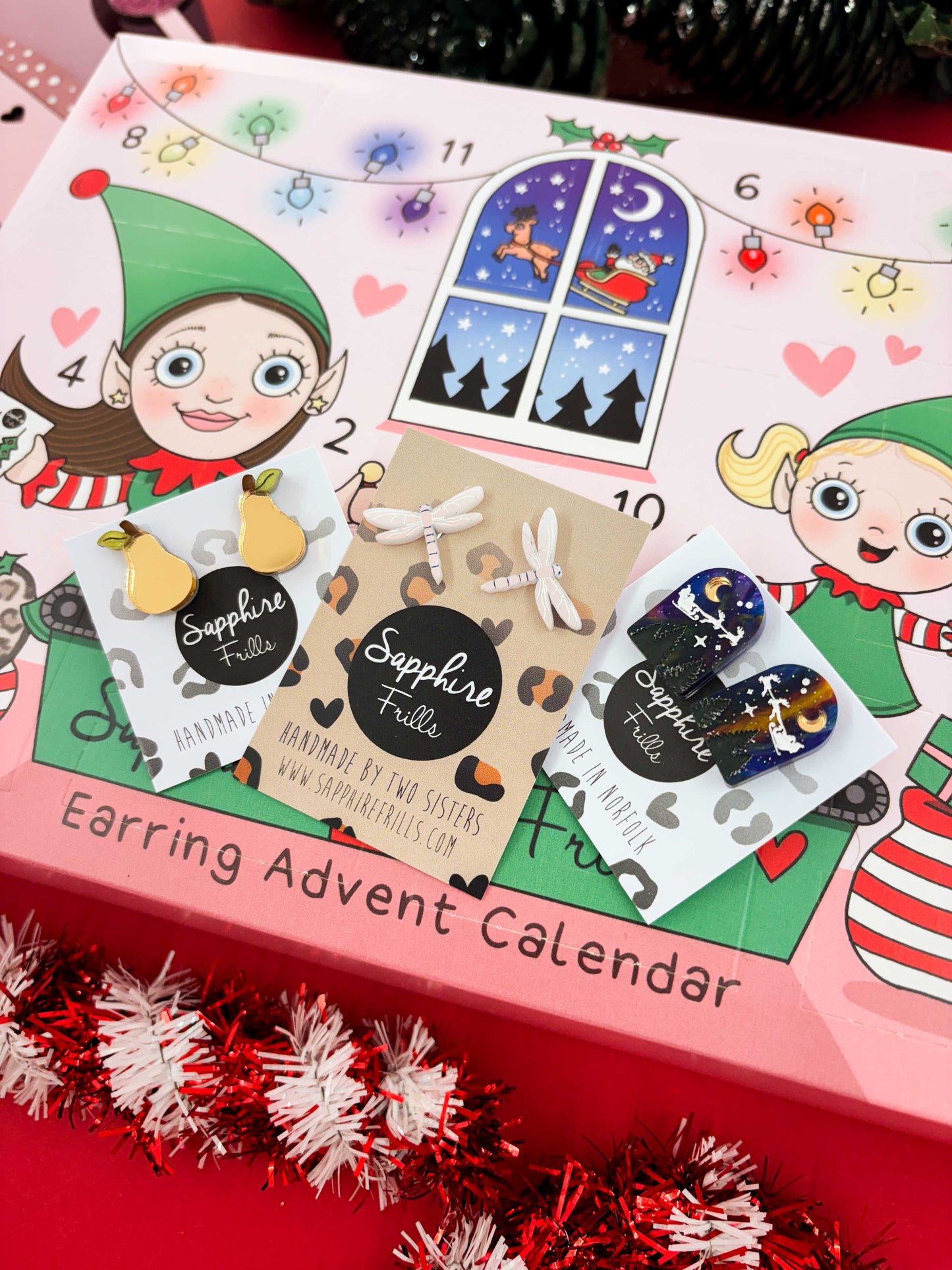 12 Day STUD Earring Advent Calendar