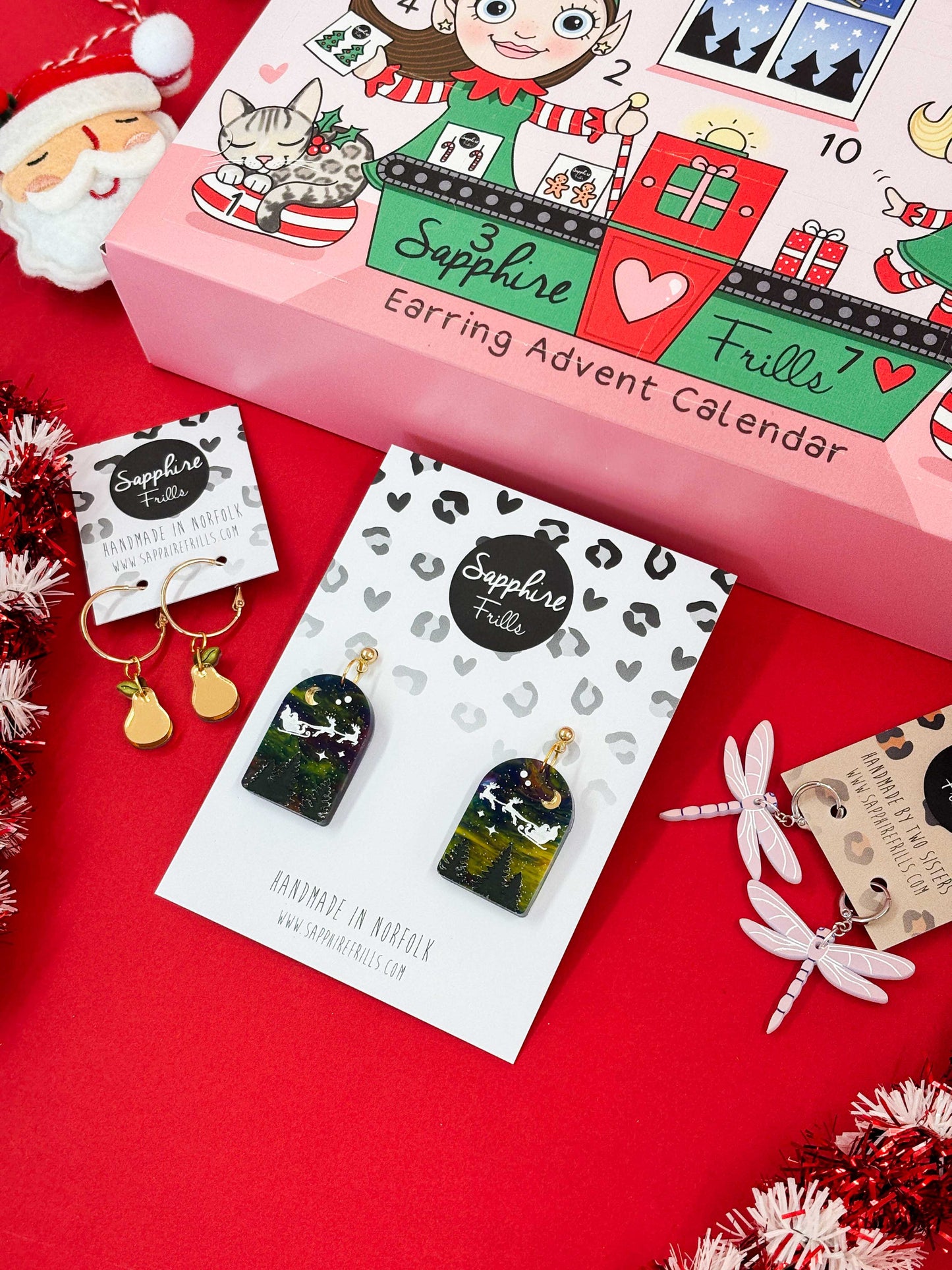 12 Day DANGLE Earring Advent Calendar