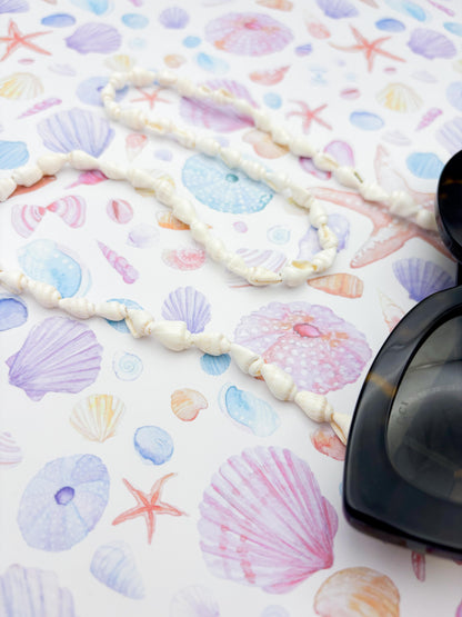 Ivory Conch Shell Glasses Chain
