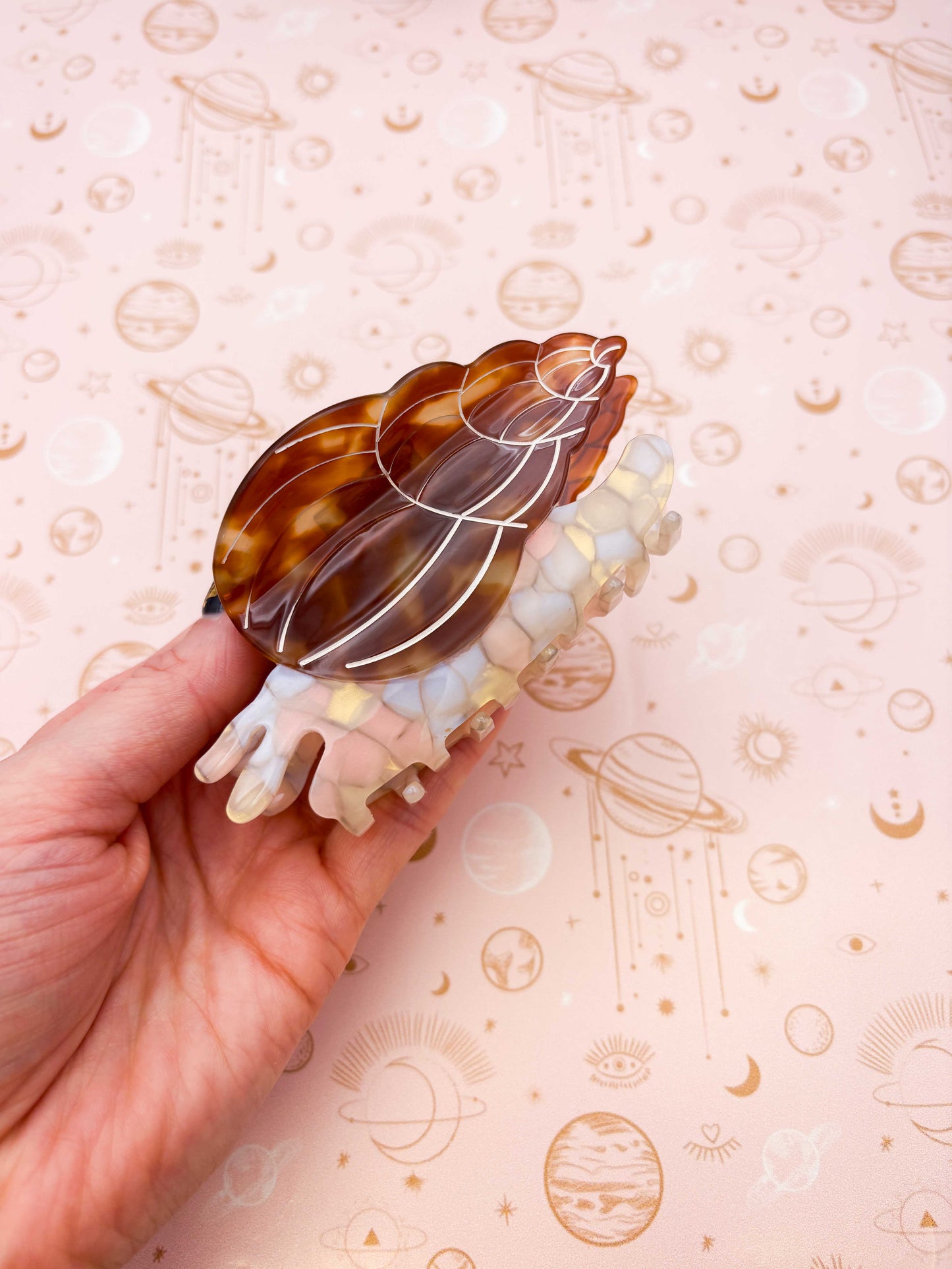 Large Snail Claw Clip
