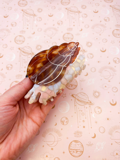 Large Snail Claw Clip