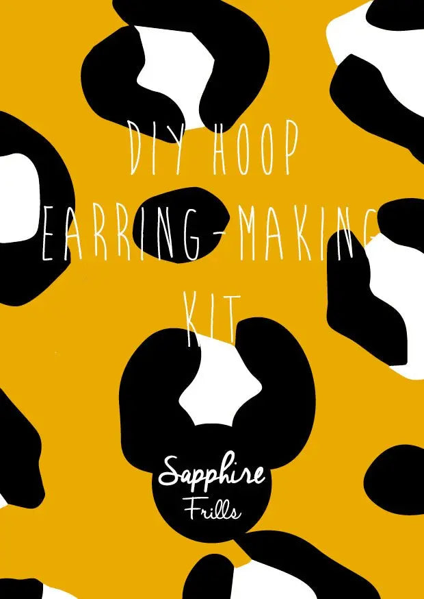 DIY 2CM HOOP Earring-Making Kit from Sapphire Frills