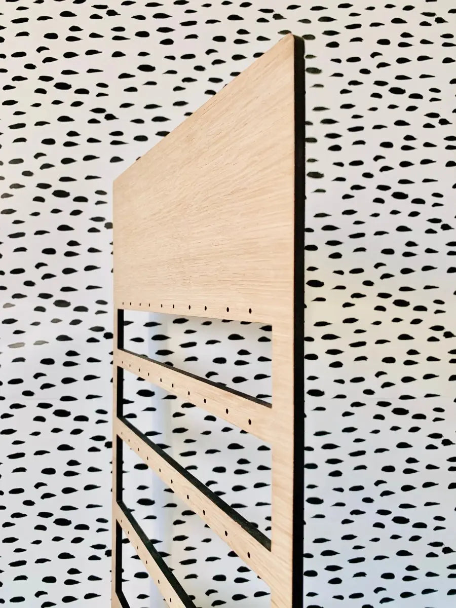 Sapphire Frills Large Dangle Leopard Print Earring Stand Sapphire Frills
