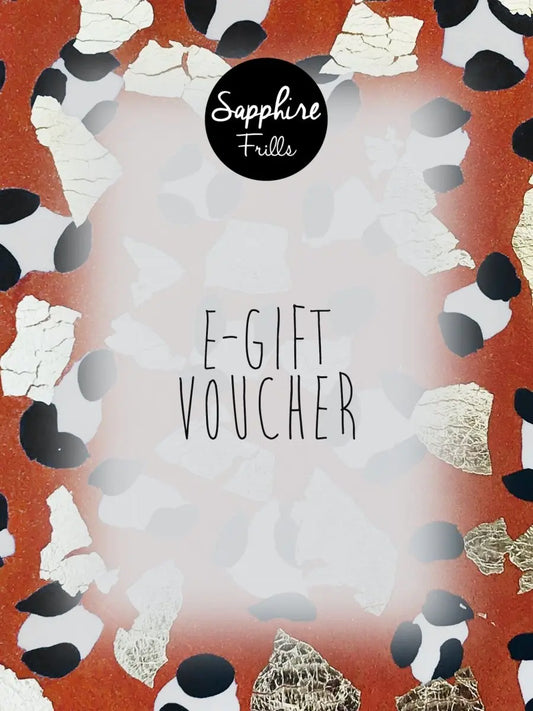 Sapphire Frills e-Gift Voucher Sapphire Frills
